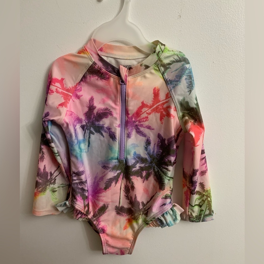 4/30$ George summer palms swimwear 3T